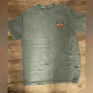 Tillys butterfly T-shirt acid wash/ distressed size small EUC